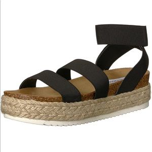 Steve Madden Women's Kimmie Wedge Sandal Black